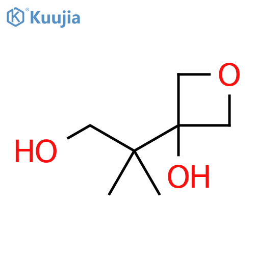 3-(1-hydroxy-2-methylpropan-2-yl)oxetan-3-ol structure