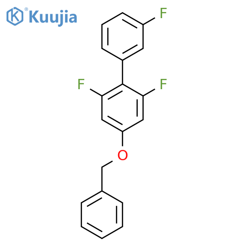 5-(benzyloxy)-1,3-difluoro-2-(3-fluorophenyl)benzene structure