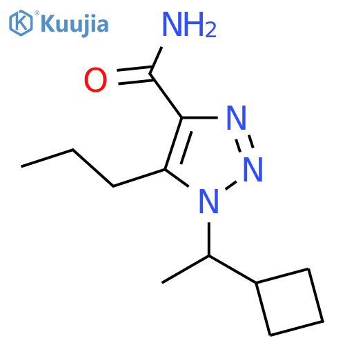 1-(1-cyclobutylethyl)-5-propyl-1H-1,2,3-triazole-4-carboxamide structure