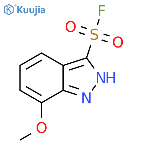 7-methoxy-1H-indazole-3-sulfonyl fluoride structure