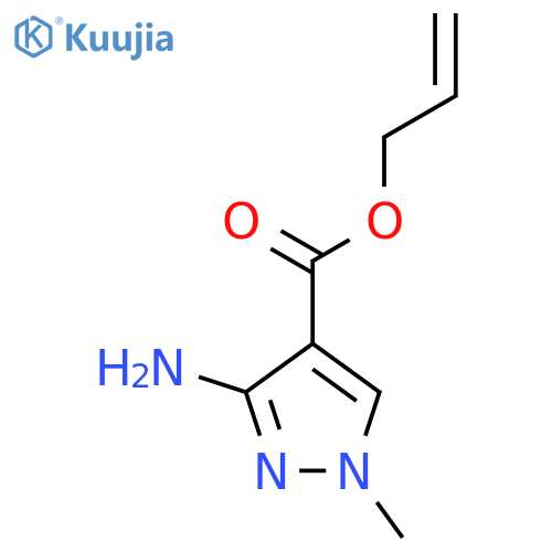 prop-2-en-1-yl 3-amino-1-methyl-1H-pyrazole-4-carboxylate structure