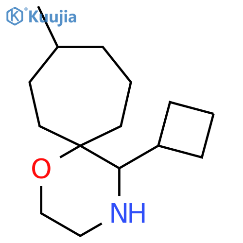 5-cyclobutyl-9-methyl-1-oxa-4-azaspiro5.6dodecane structure