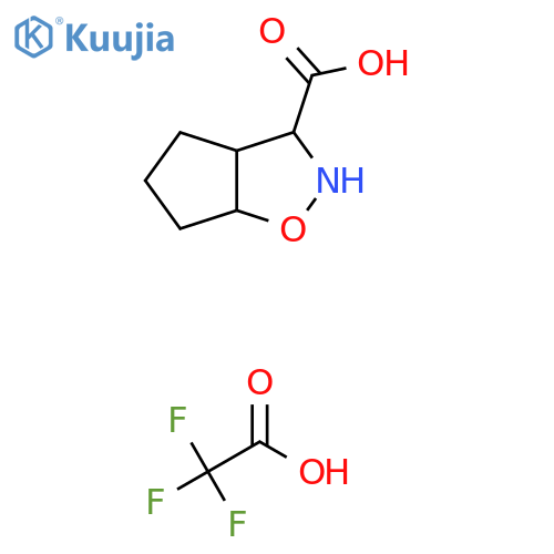 hexahydro-2H-cyclopentad1,2oxazole-3-carboxylic acid, trifluoroacetic acid structure