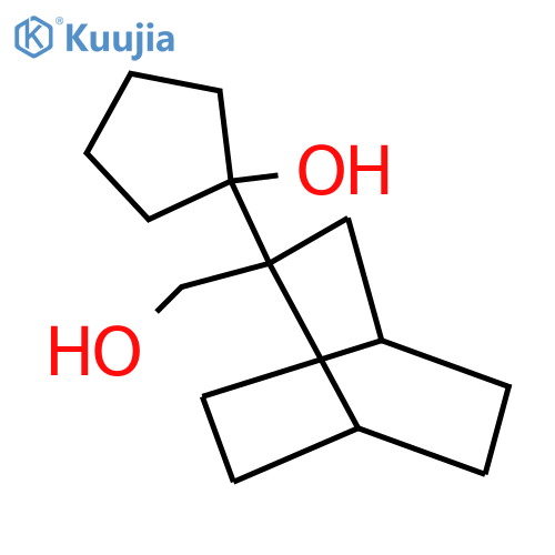 1-2-(hydroxymethyl)bicyclo2.2.2octan-2-ylcyclopentan-1-ol structure