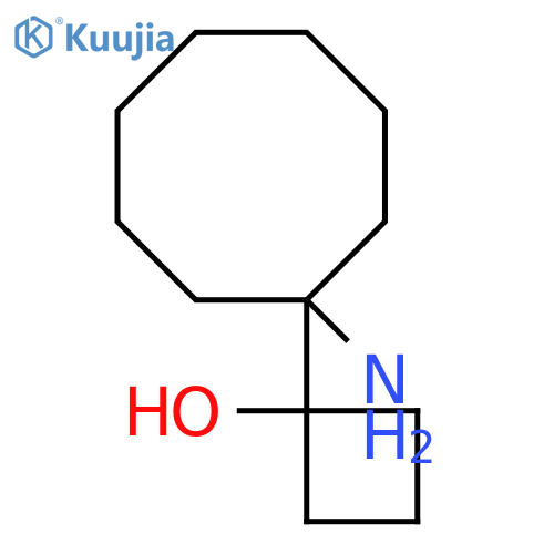 1-(1-aminocyclooctyl)cyclobutan-1-ol structure