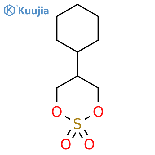 5-cyclohexyl-1,3,2lambda6-dioxathiane-2,2-dione structure