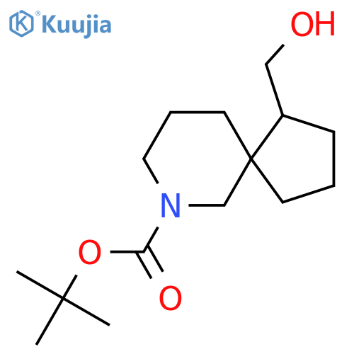 tert-butyl 1-(hydroxymethyl)-7-azaspiro4.5decane-7-carboxylate structure