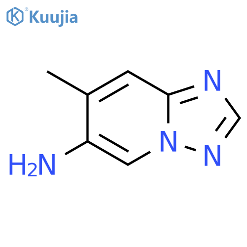 7-methyl-1,2,4triazolo1,5-apyridin-6-amine structure