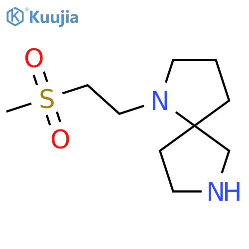 1-(2-methanesulfonylethyl)-1,7-diazaspiro4.4nonane structure