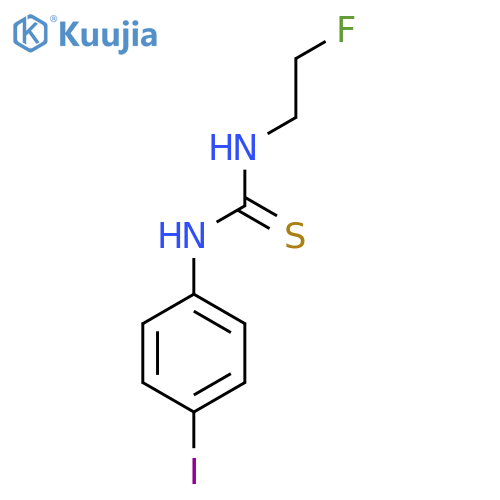3-(2-fluoroethyl)-1-(4-iodophenyl)thiourea structure