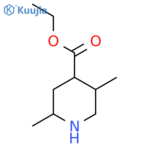 ethyl 2,5-dimethylpiperidine-4-carboxylate structure