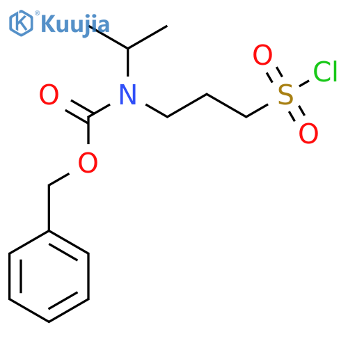 benzyl N-3-(chlorosulfonyl)propyl-N-(propan-2-yl)carbamate structure