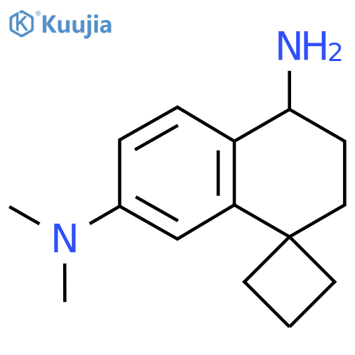 N7',N7'-dimethyl-3',4'-dihydro-2'H-spirocyclobutane-1,1'-naphthalene-4',7'-diamine structure