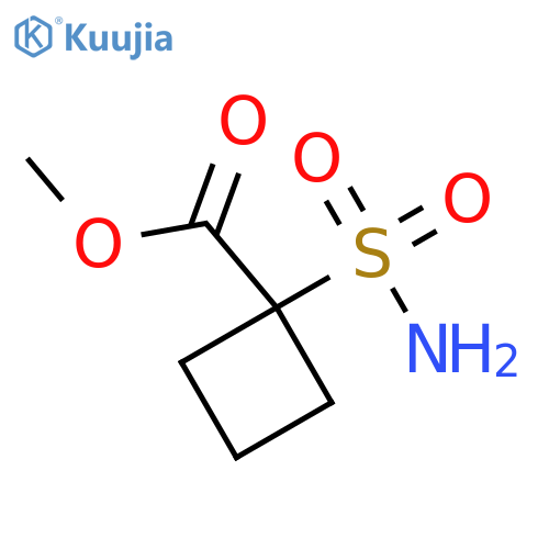 methyl 1-sulfamoylcyclobutane-1-carboxylate structure