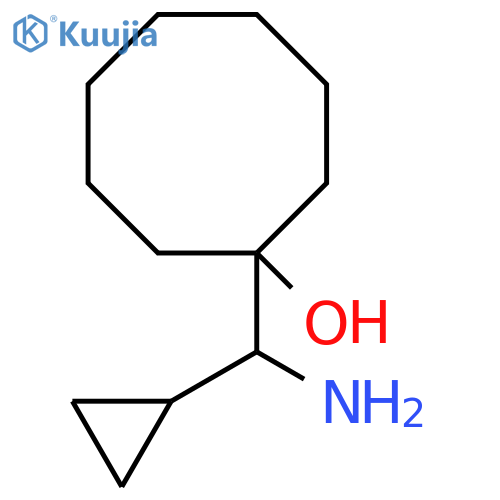1-amino(cyclopropyl)methylcyclooctan-1-ol structure