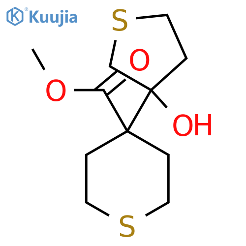 methyl 4-(3-hydroxythiolan-3-yl)thiane-4-carboxylate structure