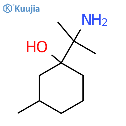 1-(2-Aminopropan-2-yl)-3-methylcyclohexan-1-ol structure