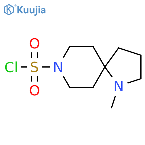 1-methyl-1,8-diazaspiro4.5decane-8-sulfonyl chloride structure