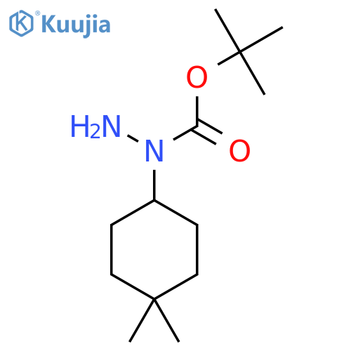 N-(4,4-dimethylcyclohexyl)(tert-butoxy)carbohydrazide structure