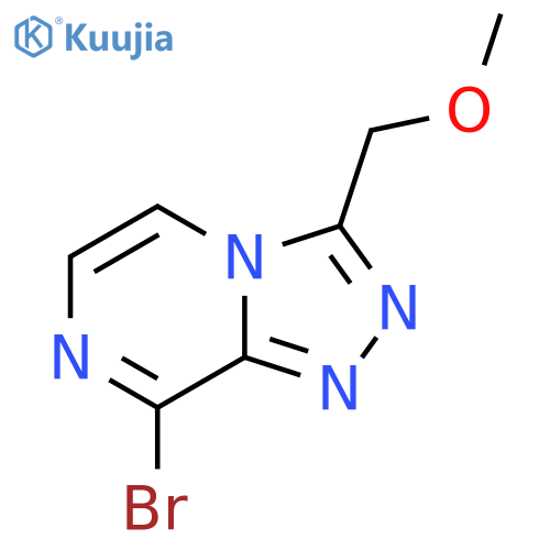 8-bromo-3-(methoxymethyl)-1,2,4triazolo4,3-apyrazine structure