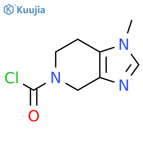 1-methyl-1H,4H,5H,6H,7H-imidazo4,5-cpyridine-5-carbonyl chloride structure