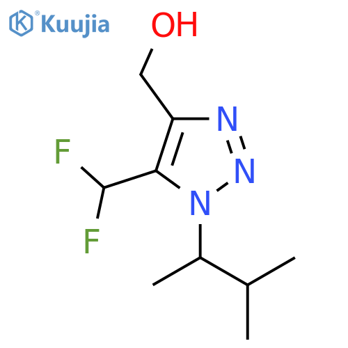 5-(difluoromethyl)-1-(3-methylbutan-2-yl)-1H-1,2,3-triazol-4-ylmethanol structure