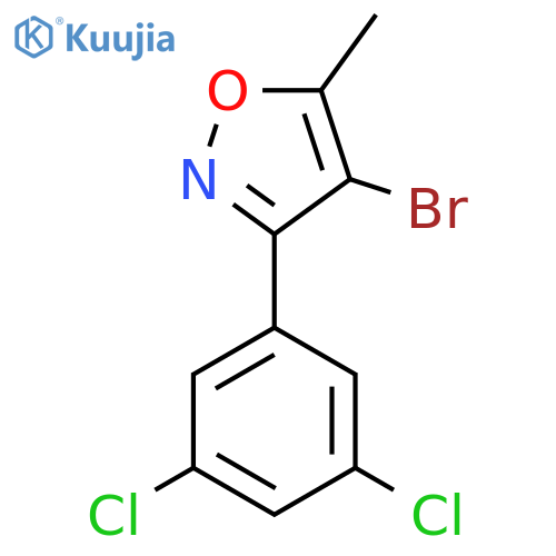 4-bromo-3-(3,5-dichlorophenyl)-5-methyl-1,2-oxazole structure