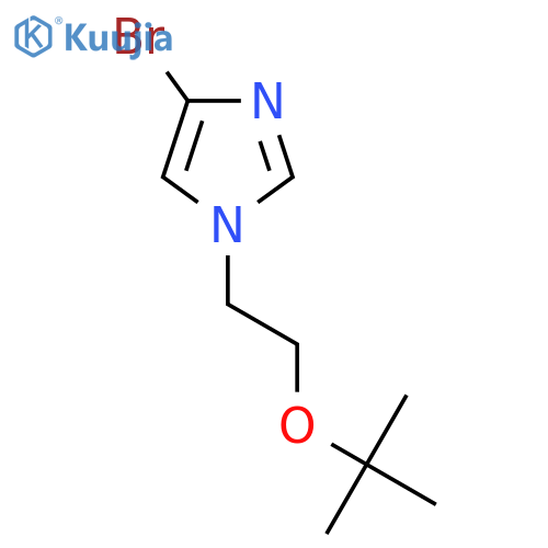 4-bromo-1-2-(tert-butoxy)ethyl-1H-imidazole structure