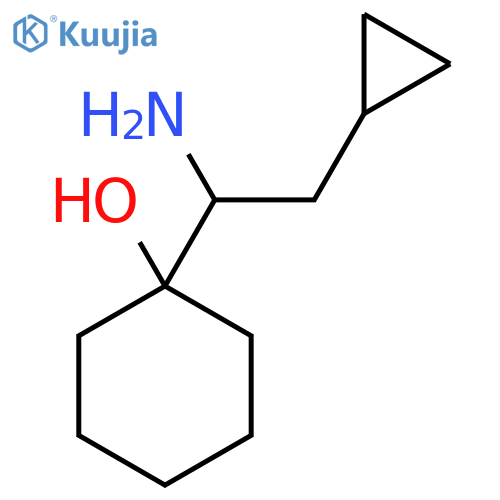 1-(1-amino-2-cyclopropylethyl)cyclohexan-1-ol structure