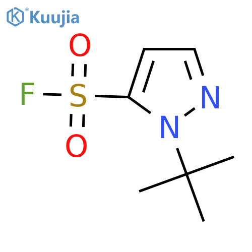 1-tert-butyl-1H-pyrazole-5-sulfonyl fluoride structure