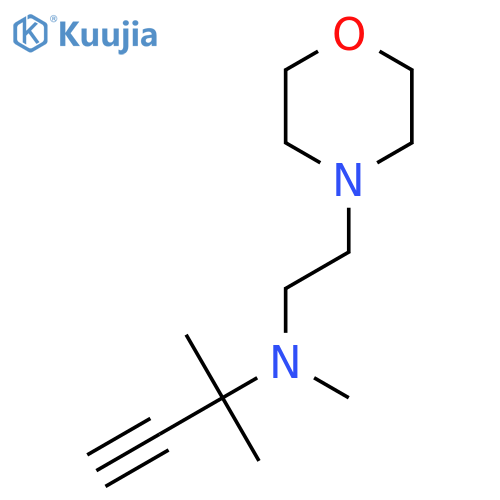 methyl(2-methylbut-3-yn-2-yl)2-(morpholin-4-yl)ethylamine structure