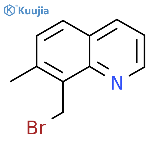 8-(bromomethyl)-7-methylquinoline structure
