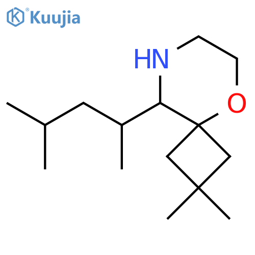 2,2-dimethyl-9-(4-methylpentan-2-yl)-5-oxa-8-azaspiro3.5nonane structure