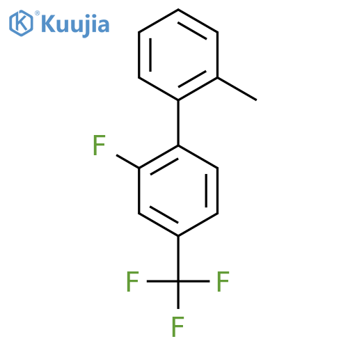 2-fluoro-1-(2-methylphenyl)-4-(trifluoromethyl)benzene structure