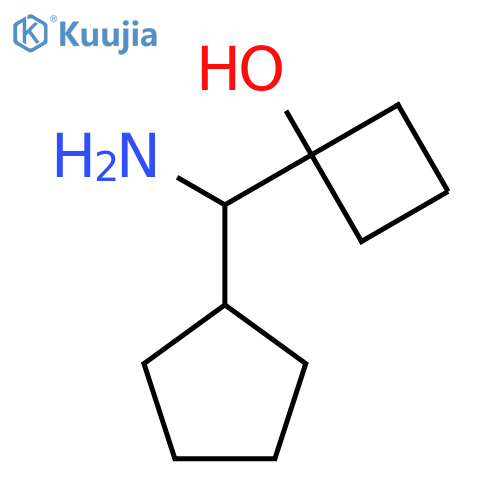 1-amino(cyclopentyl)methylcyclobutan-1-ol structure