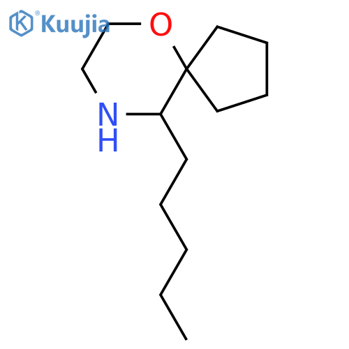 10-pentyl-6-oxa-9-azaspiro4.5decane structure