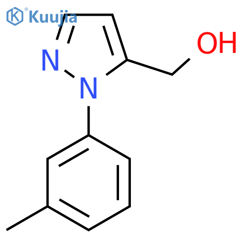1-(3-methylphenyl)-1H-pyrazol-5-ylmethanol structure