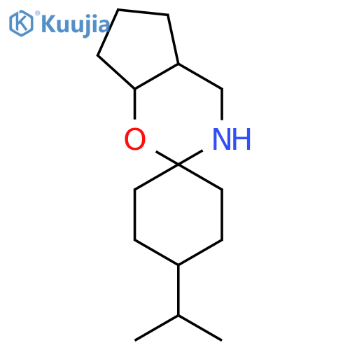 4-(propan-2-yl)-hexahydro-3'H-spirocyclohexane-1,2'-cyclopentae1,3oxazine structure