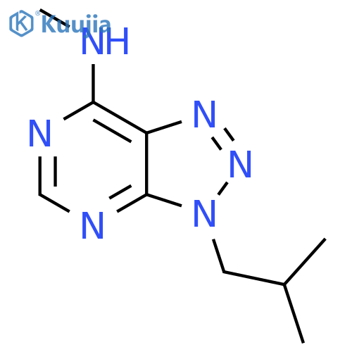 N-methyl-3-(2-methylpropyl)-3H-1,2,3triazolo4,5-dpyrimidin-7-amine structure