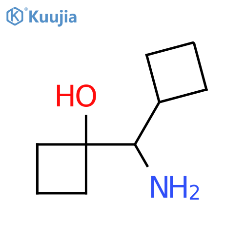 1-amino(cyclobutyl)methylcyclobutan-1-ol structure