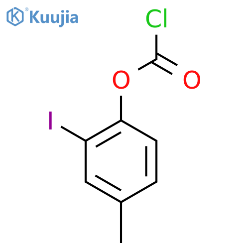 2-iodo-4-methylphenyl chloroformate structure