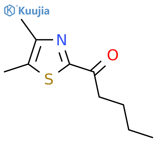 1-(dimethyl-1,3-thiazol-2-yl)pentan-1-one structure