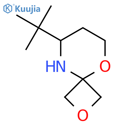 8-tert-butyl-2,5-dioxa-9-azaspiro3.5nonane structure