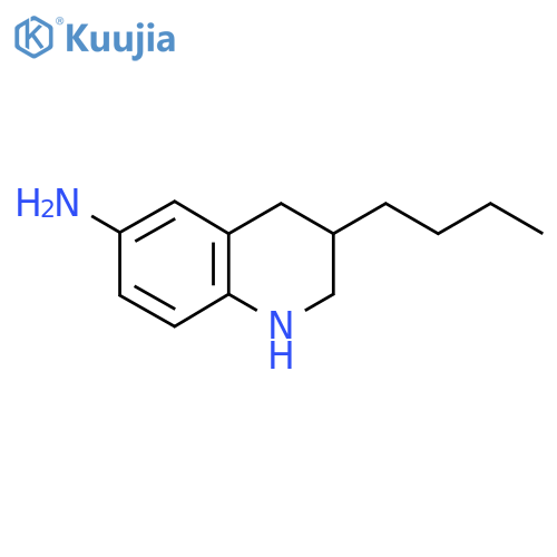 3-butyl-1,2,3,4-tetrahydroquinolin-6-amine structure