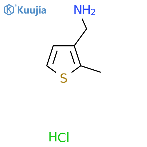 (2-methylthiophen-3-yl)methanamine hydrochloride structure