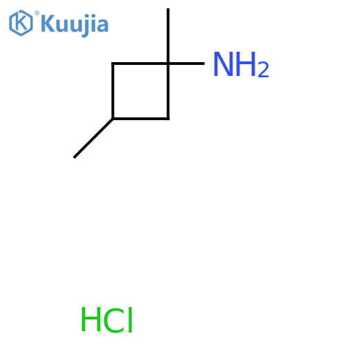 1,3-Dimethylcyclobutan-1-amine hydrochloride structure
