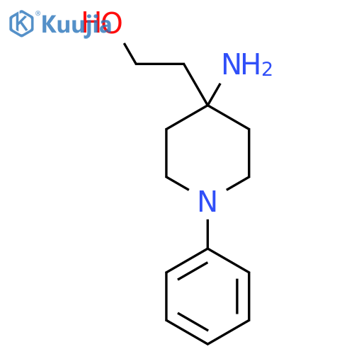 2-(4-amino-1-phenylpiperidin-4-yl)ethan-1-ol structure