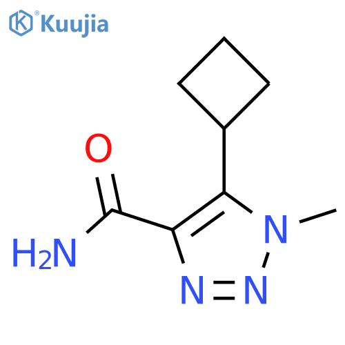 5-cyclobutyl-1-methyl-1H-1,2,3-triazole-4-carboxamide structure