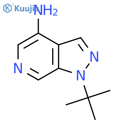 1-tert-butyl-1H-pyrazolo3,4-cpyridin-4-amine structure