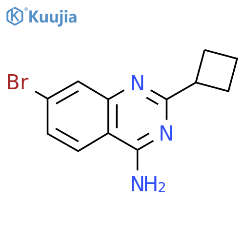 7-bromo-2-cyclobutylquinazolin-4-amine structure